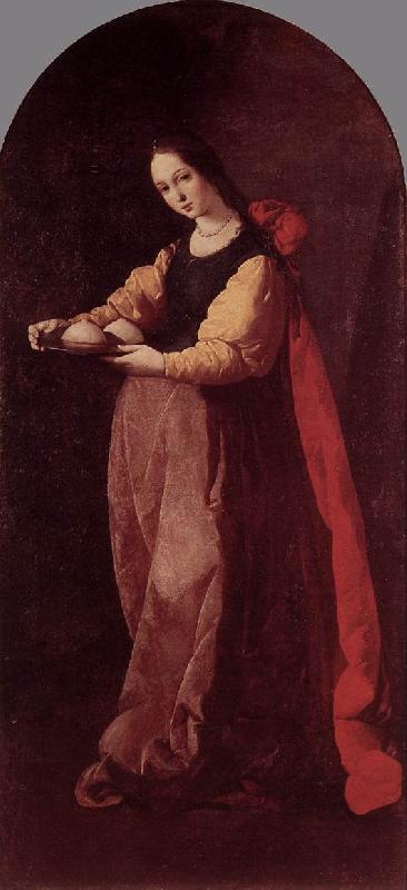 ZURBARAN  Francisco de St Agatha oil painting image